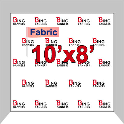 10'x8' Fabric Step & Repeat Banner Only