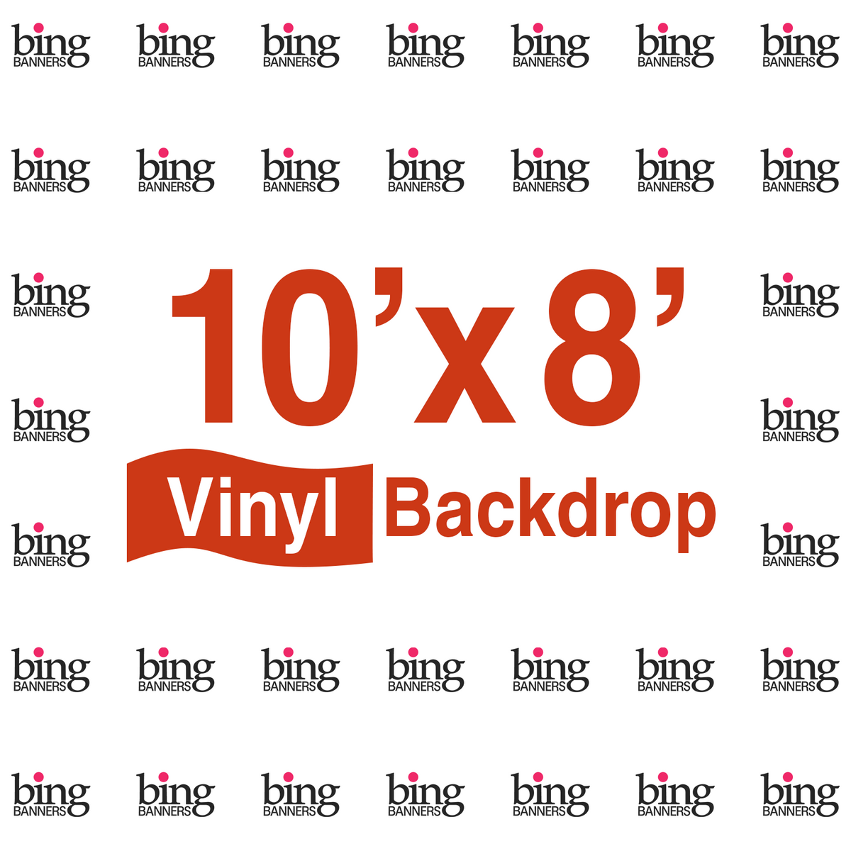 10'x8' Step & Repeat Banner Only