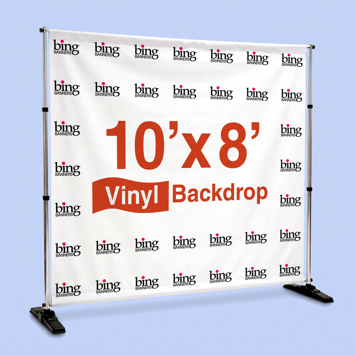 10'x8' Step and Repeat Banner with Stand