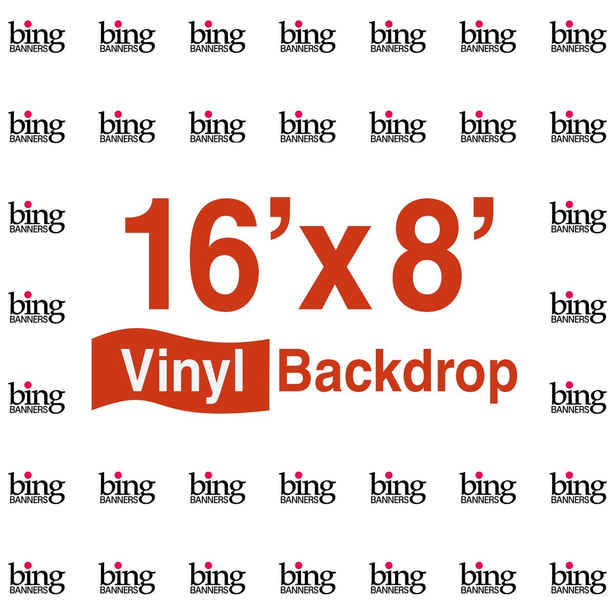 16'x8' Step & Repeat Banner Only