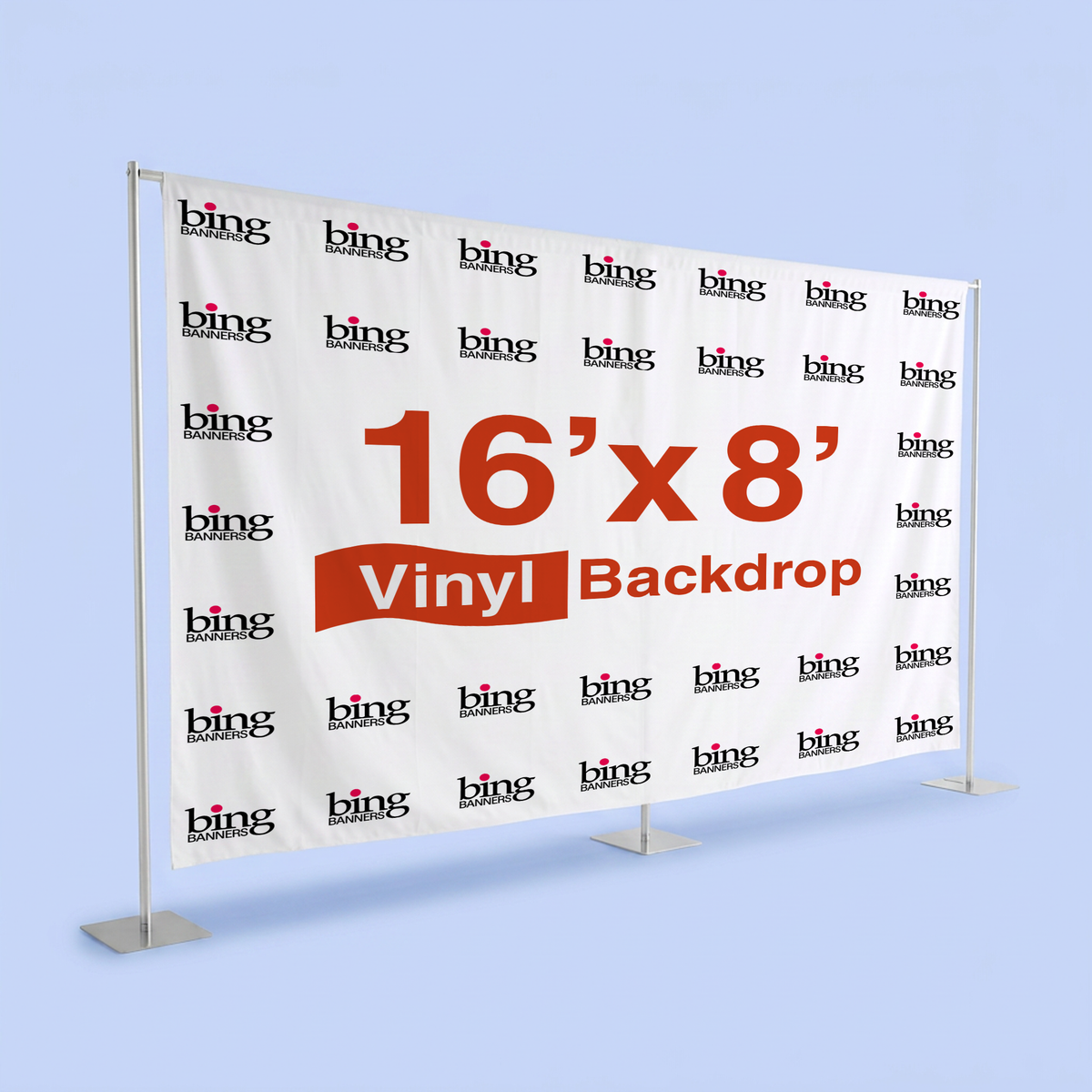16'x8' Step and Repeat Banner with Stand