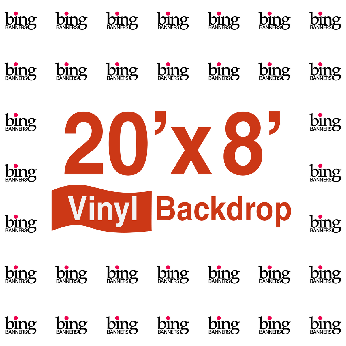 20'x8' Step & Repeat Banner Only 1