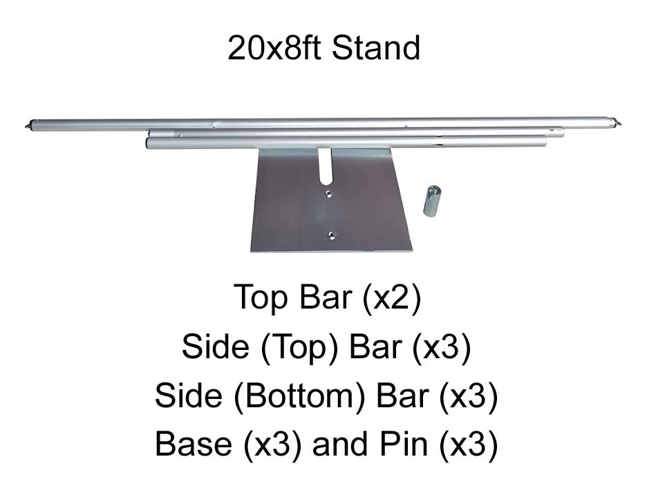 20'x8' Aluminum Banner Stand 2