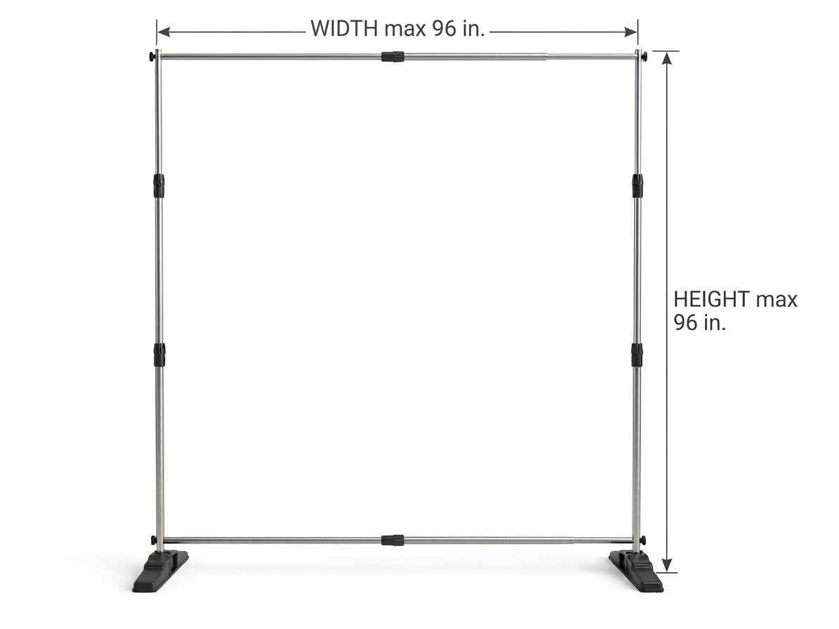 8' x 8' Telescopic Adjustable Stand 4