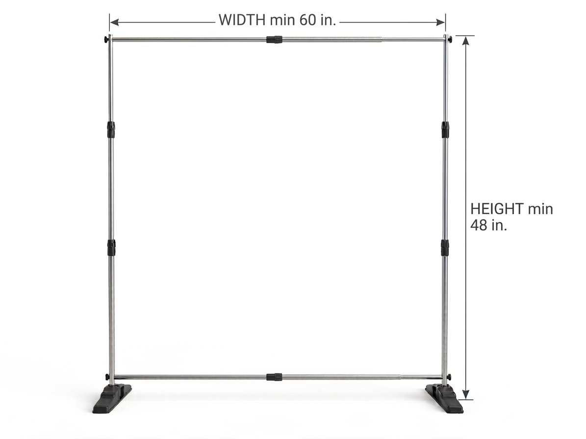 8' x 8' Telescopic Adjustable Stand 3