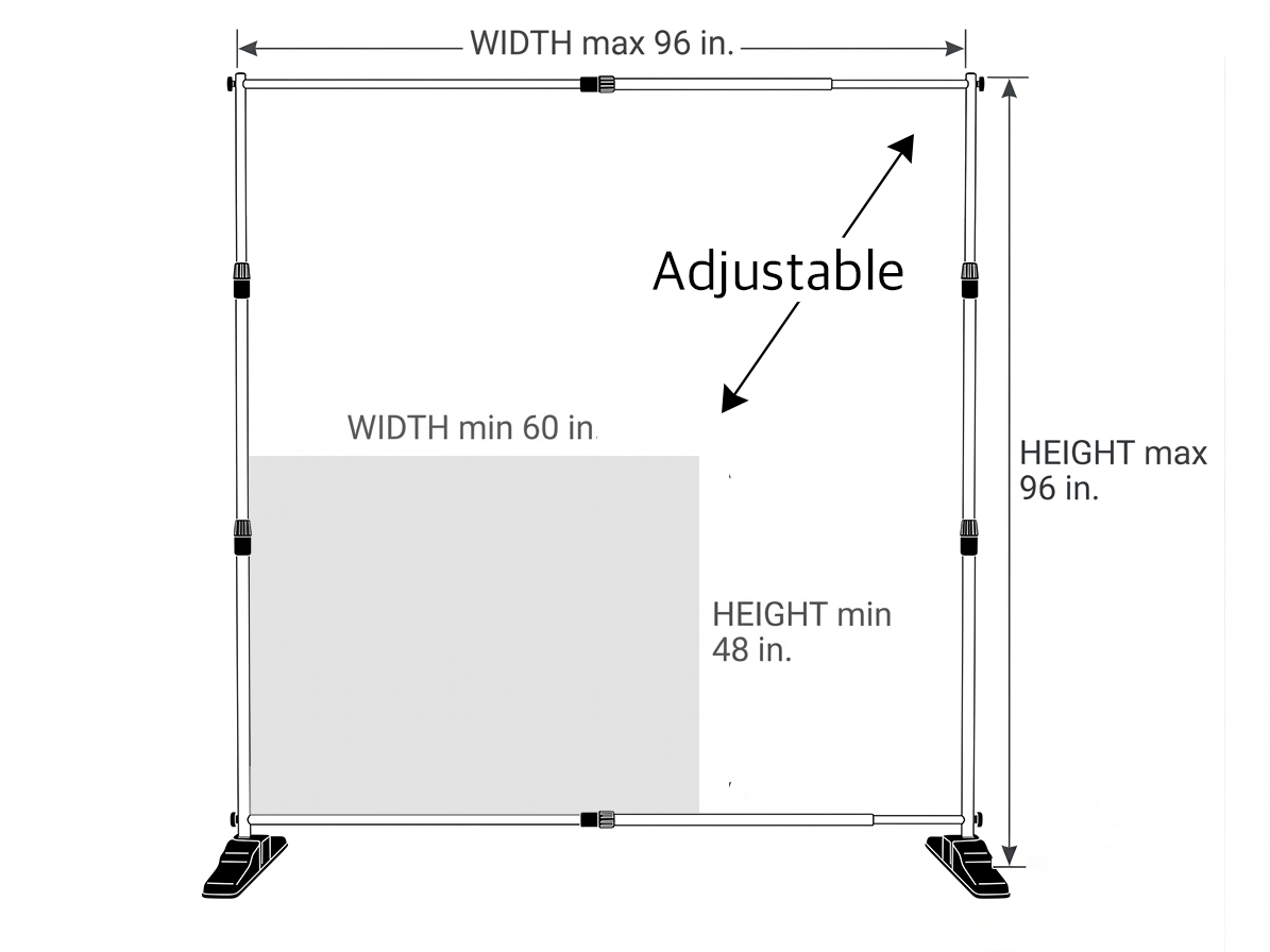 8' x 8' Telescopic Adjustable Stand 5