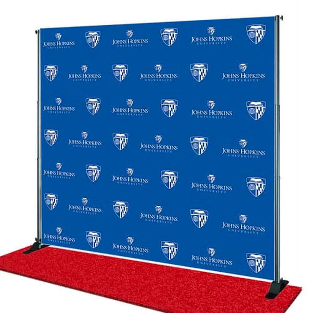 8'x8' Step and Repeat Banner with Stand