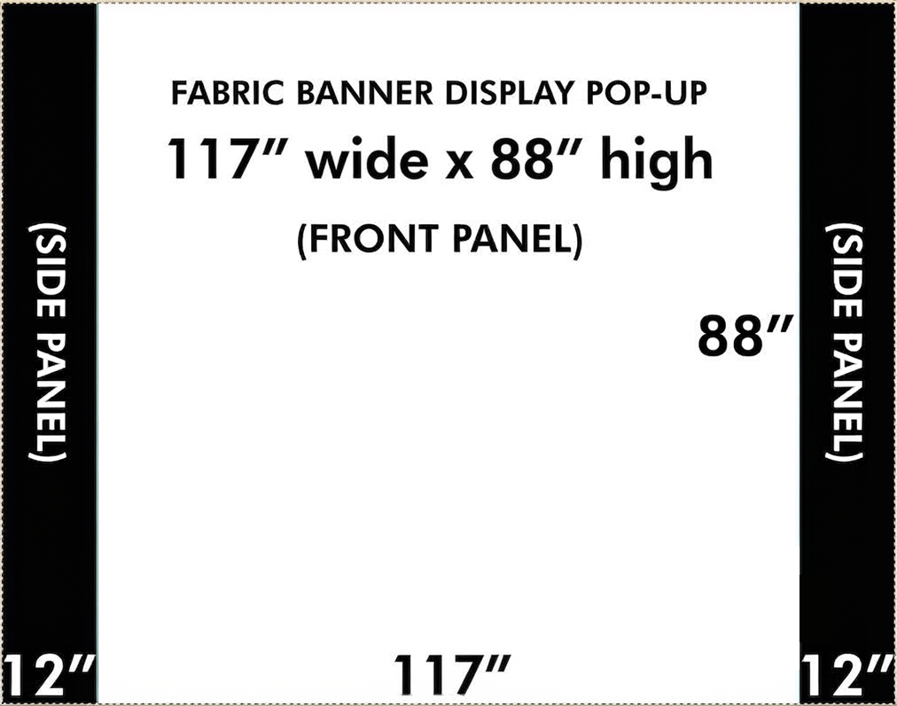 10'x8' Fabric Pop Up Display Backdrop with Stand 6