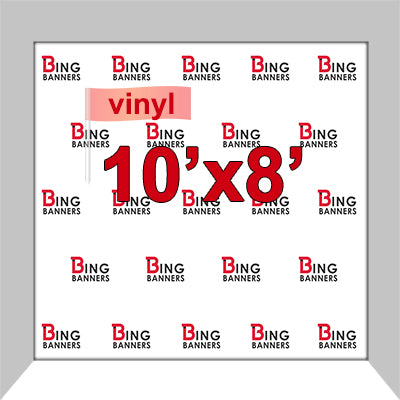 10'x8' Step & Repeat Banner Only