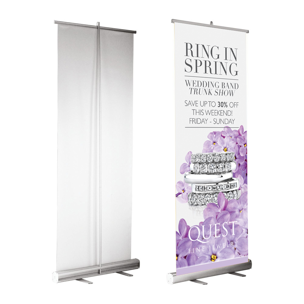 inexpensive retractable banners